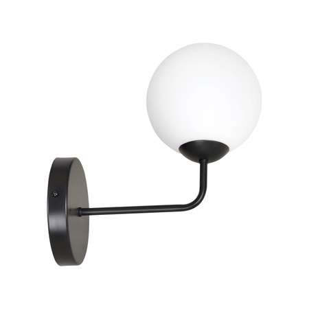 MONZA kinkiet, moc max.40W, E14, czarno-biały