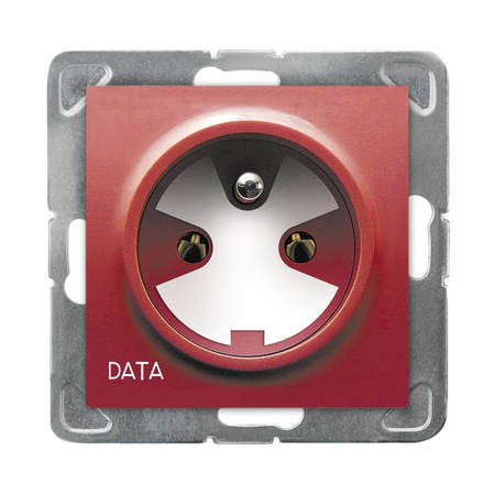 OSPEL IMPRESJA GP-1YZK/m/00 Gniazdo z uziemieniem DATA z kluczem