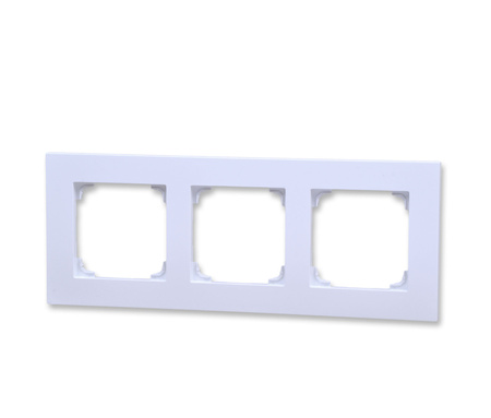 Kontakt Simon 55 line tr3/111 ramka 3-krotna biały mat