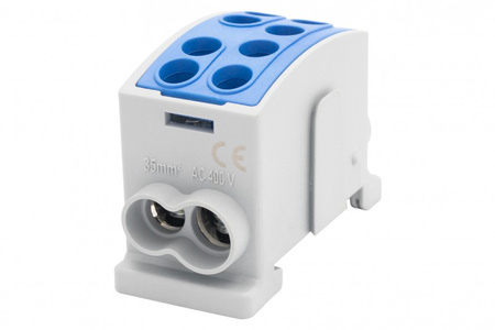 F-ELEKTRO F2.0373 Zacisk HLK 125A-2 (1x35,1x25 / 1x35,1x25)-niebies.