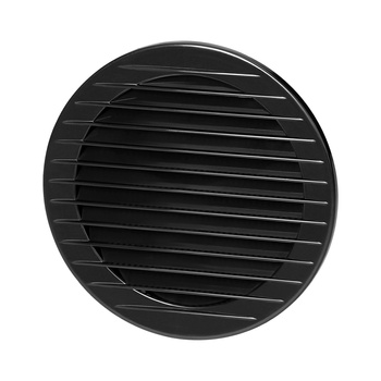 Kratka okrągła z siatką Ø100, grafitowa