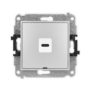 KARLIK MINI 7MGUSBBO-7  Gniazdo pojedyńcze  1xUSB C-C