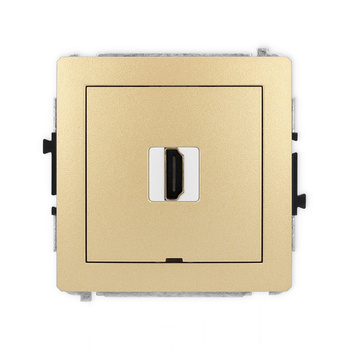 KARLIK DECO 29DHDMIBO-5 Mechanizm gniazda pojedynczego HDMI 2.1, 8K, bez pola opisowego