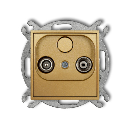 KARLIK MINI 29MG12P  Gniazdo abonenckie RTV przelotowego 12dB