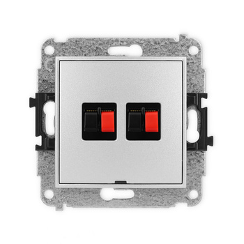 KARLIK MINI 7MGGBO-2  Gniazdo głośnikowe podwójne