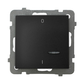 Ospel as ŁP-11GS/m/33 Łącznik dwubiegunowy z podświetleniem niebieskim