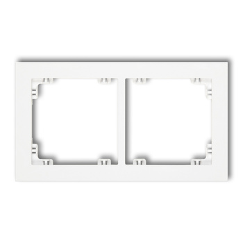 KARLIK DECO 25DR-2 Ramka uniwersalna podwójna z tworzywa