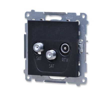 Kontakt Simon 55 task2.01/149 gniazdo antenowe satelitarne podwójne