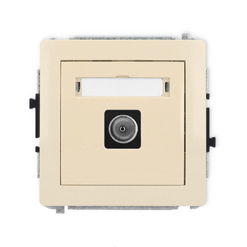 KARLIK DECO 1DGTV-1  Gniazdo antenowe pojedyńcze  TV