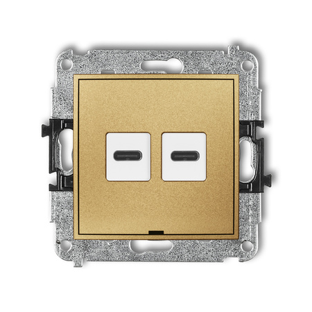 KARLIK ICON 29ICUSBBO-7  Ładowarka USB podwójna  2xUSB C