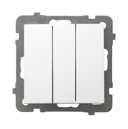 OSPEL AS ANTYBAKTERYJNY ŁP-24GA/m/00 Łącznik potrójny zwierny produkt zawiera nanocząsteczki srebra