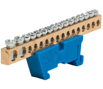 Stan-met Listwa zaciskowa ochronna 14x10mm2+2x25mm2 niebieska