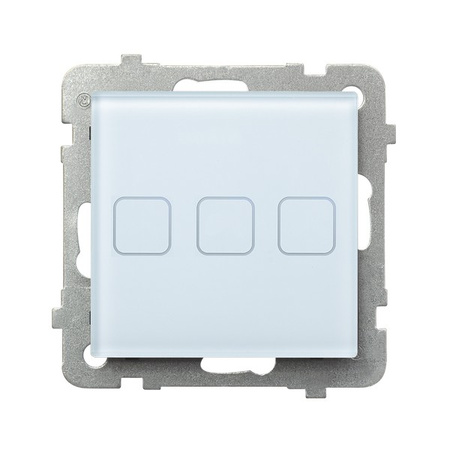 OSPEL SONATA TOUCH ŁPD-13RS/m/31 Łącznik dotykowy potrójny z podświetleniem