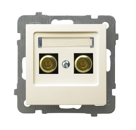 Ospel as GGN-1G/m/27 Gniazdo głośnikowe pojedyncze