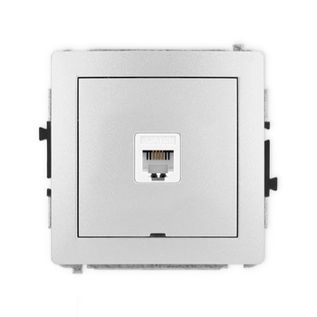 KARLIK DECO 7DGTBO-1  Gniazdo telefoniczne pojedyńcze  1xRJ11