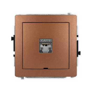 KARLIK DECO 9DGKBO-1e  Gniazdo komputerowe pojedyńcze  1xRJ45