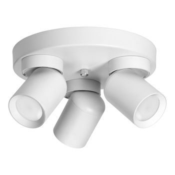 MALTA SP 3, oprawa ścienno-sufitowa, GU10 max. 3x12W, IP20, biała, okrągła podstawa