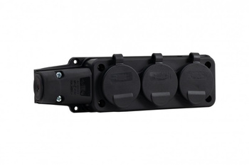 F-ELEKTRO Listwa gumowa gniazdo 3x230V IP54 F6.0372