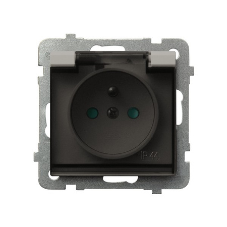 OSPEL SONATA GPH-1RZP/m/82/d Gniazdo bryzgoszczelne z/u IP-44 przesłony