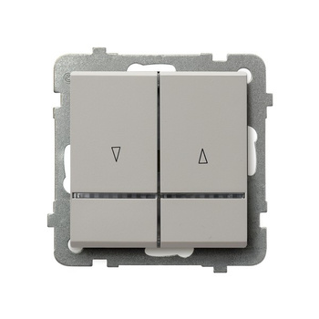 OSPEL SONATA ŁP-7RBS/m/82 Łącznik żaluzjowy z podświetleniem, blokada