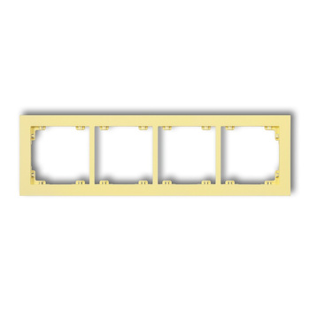 KARLIK DECO 43DR-4 Ramka uniwersalna podczwórna z tworzywa DECO Pastel Matt