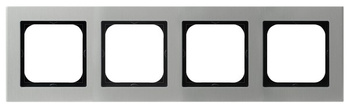 OSPEL SONATA R-4RA/35 Ramka poczwórna aluminium