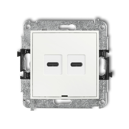 KARLIK MINI 25MCUSBBO-7  Ładowarka USB podwójna  2xUSB C