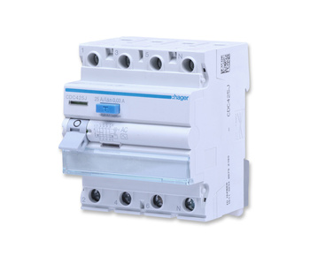 Hager cdc425j wyłącznik różnicowo-nadprądowy 4p 25a typ ac