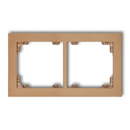 KARLIK DECO 8DR-2 Ramka uniwersalna podwójna z tworzywa