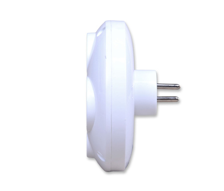 Plastrol R-41 BIAŁY Rozgałęźnik 4-gn z uziemieniem 4x2P+Z T-10832