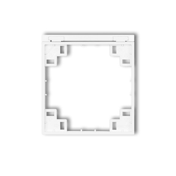 KARLIK produkty  uzupełniające MRPB-1s Ramka pośrednia do gniazda bryzgoszczelnego z uziemineiem SCHUKO