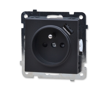 Ospel sonata gp-1rzpusb/m/33 gniazdo pojedyncze z ładowarka usb