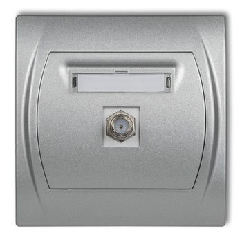 KARLIK LOGO 7LGF-1  Gniazdo antenowe pojedyncze typu F (SAT)