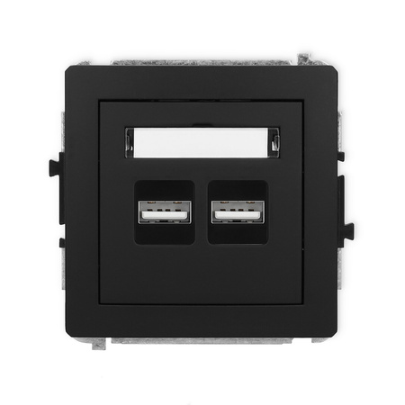 KARLIK DECO 12DCUSB-6  Ładowarka USB podwójna  2xUSB A