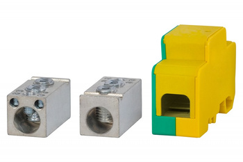 F-ELEKTRO F2.0206 Blok jednobiegunowy 250A 120/120,2x16 - żółto/zie