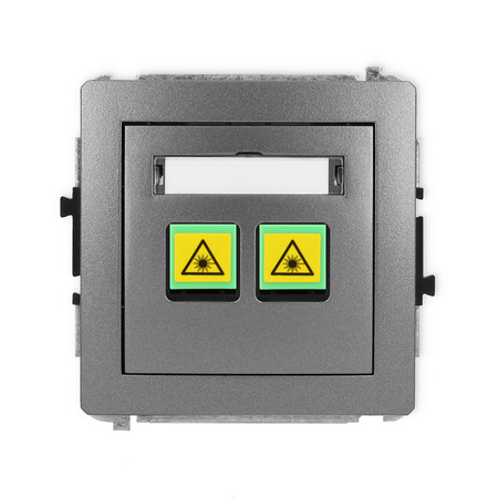 KARLIK DECO 11DGOP-2 Gniazdo światłowodowe optyczne podwójne