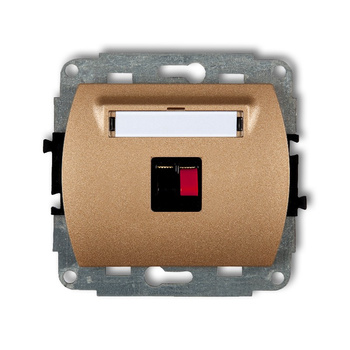 KARLIK TREND 8GG-1  Gniazdo głośnikowe pojedyńcze