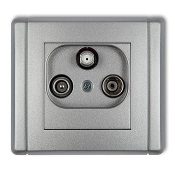 KARLIK FLEXI 7FGSP  Gniazdo abonenckie RTV-SAT przelotowe 10dB