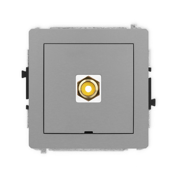 KARLIK DECO 27DGRCABO-1  Gniazdo pojedyńcze  RCA