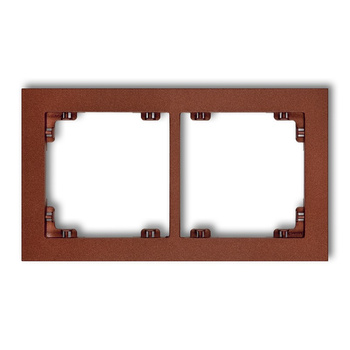 KARLIK DECO 9DR-2 Ramka uniwersalna podwójna z tworzywa
