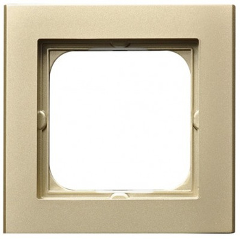 OSPEL SONATA R-1R/39 Ramka pojedyncza szampański złoty