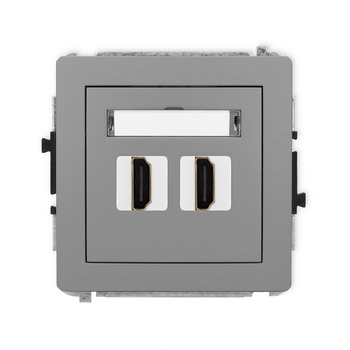 KARLIK DECO 27DHDMI-6 Mechanizm gniazda podwójnego HDMI 2.1, 8K
