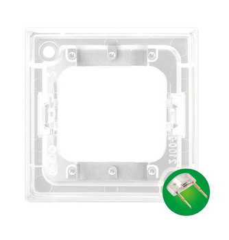 OSPEL ARIA ZP-4UZ Zespół podświetlenia zielony do łączników potrójnych