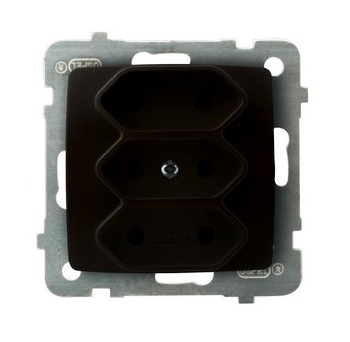 OSPEL KARO GP-3S/m/40 Gniazdo potrójne EURO