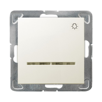 Ospel impresja ŁP-5YS/m/27 Łącznik zwierny "światło" z podświetleniem