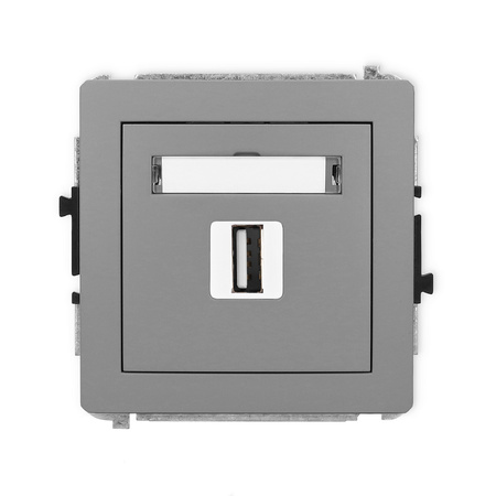 KARLIK DECO 27DGUSB-1  Gniazdo pojedyńcze  USB A-A 2.0