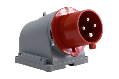 F-ELEKTRO F7.0098  Wtyk siłowy stały odbiornikowy 32A 4p IP44 /FE/