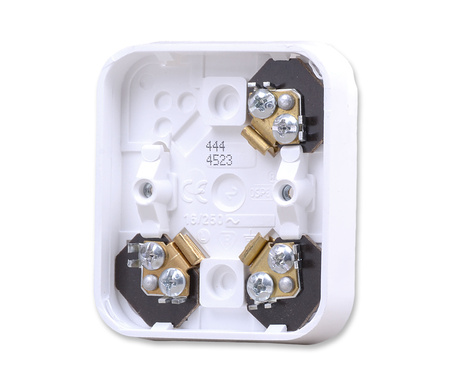 OSPEL PI PWP-3P/00 Puszka 3-zaciskowa do wyrobów z serii Pi biały