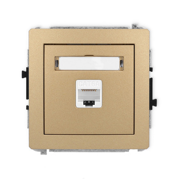 KARLIK DECO 8DGK-7  Gniazdo komputerowe pojedyńcze  1xRJ45