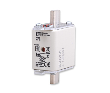 ETI Wkładka topikowa NH00/WT-00 gF 80A/500V 004114338